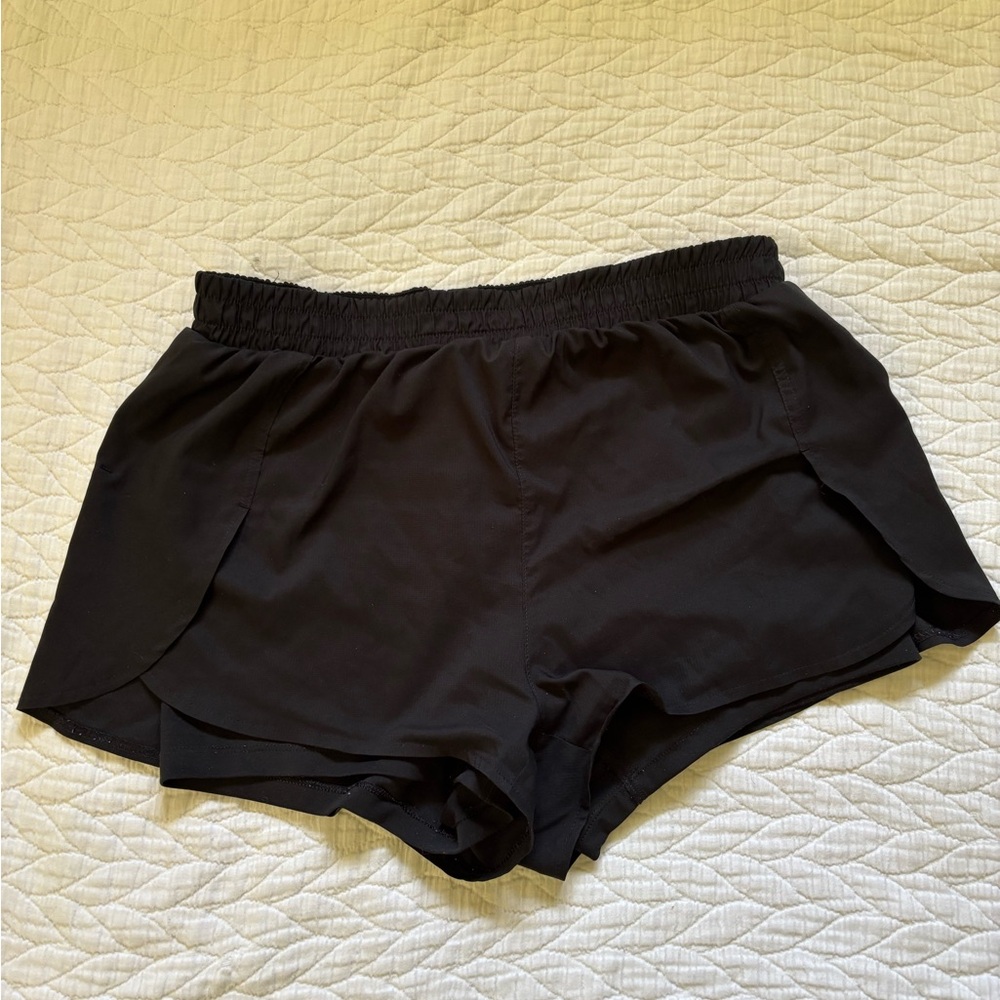 Girlfriend Collective Black Recycled Shorts